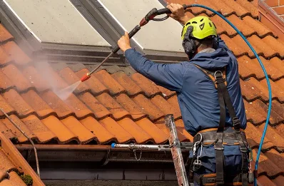 Démoussage et hydrofuge de toiture à Buswiller